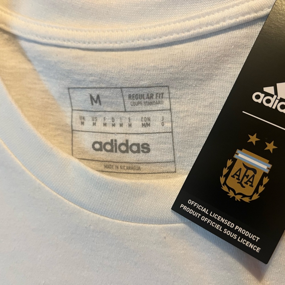 RARE adidas Argentina MESSI World Cup Champs 3-Stars Trophy shirt jersey kit AFA - Picture 4 of 6
